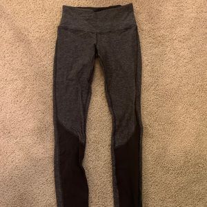 lululemon grey and black winter leggings